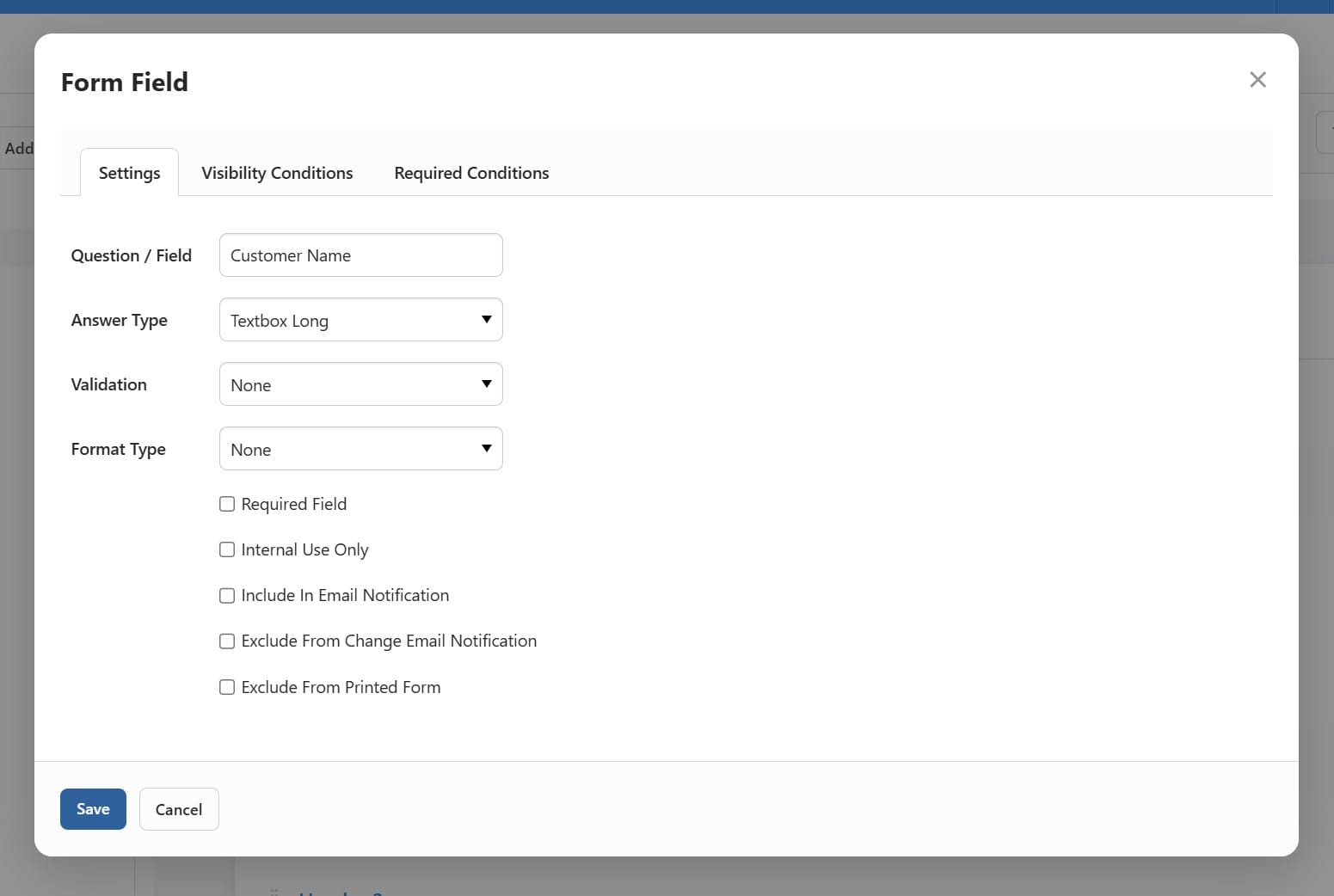 BNControl - Flex Forms - Form Field
