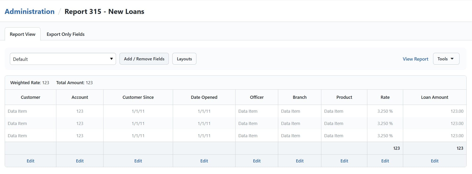 BNControl - Reporting - Flex Report Editor